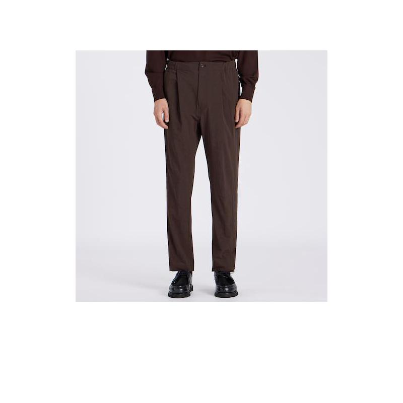 代购LANVIN浪凡男士休闲裤透气易打理直筒深色通勤商务长裤百搭