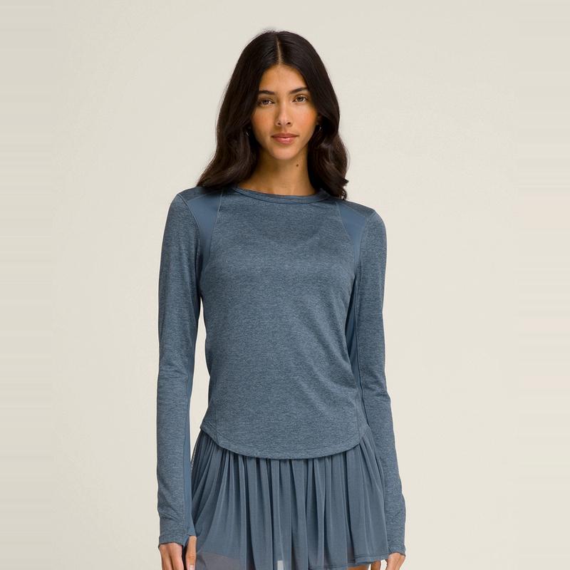 代购Wilson All Day 威尔胜女子网球服UPF防护长袖上衣