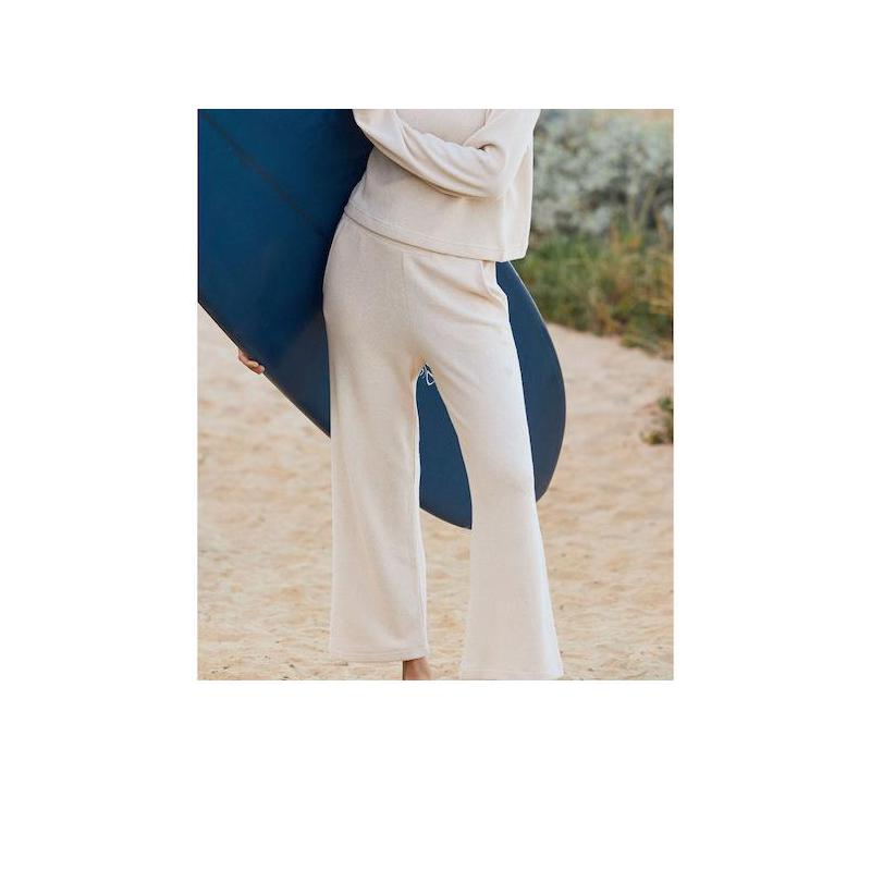 代购Quiksilver女士休闲裤舒适透气棉质直筒休闲出行长裤百搭