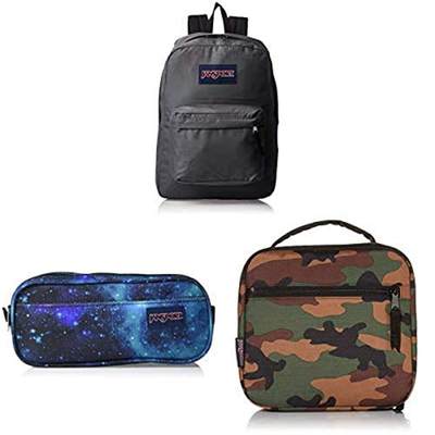 Jansport/杰斯伯休闲背包海外购户外双肩背包时尚百搭中性款式