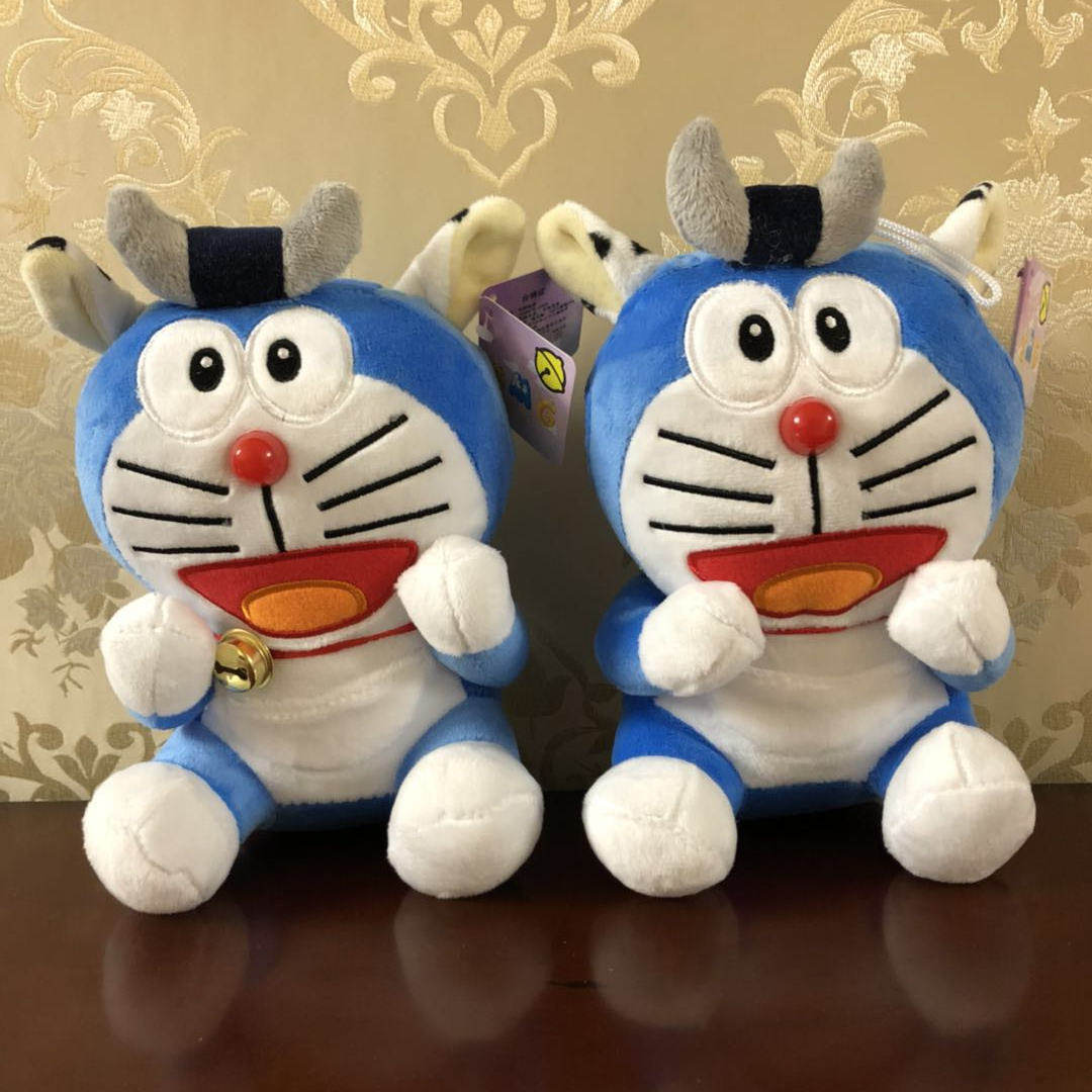 叮当猫公仔玩偶布娃娃可爱毛绒玩具蓝色胖子猫咪抱枕大摆件女孩