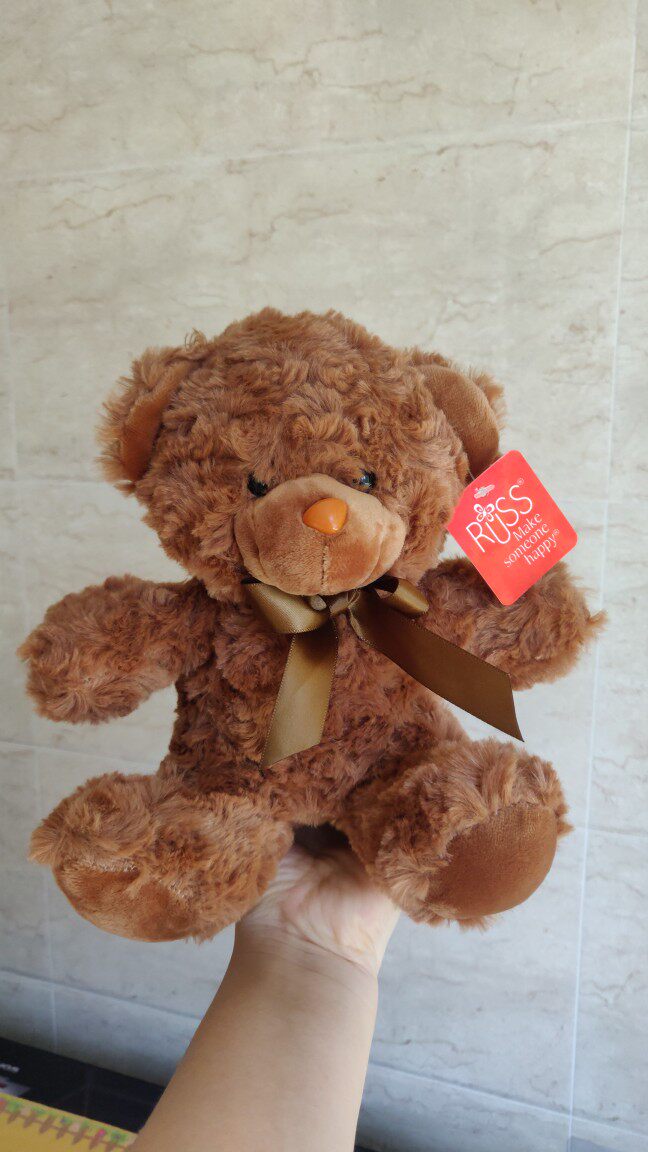 可爱永生花花纹熊大玩家风云再起娃娃机公仔毛绒玩具送女友礼物