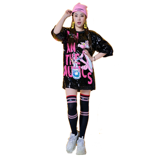 新款成人女领舞服亮片现代舞蹈服装jazz爵士舞夜场ds演出服装