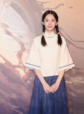 民国风女装学生合唱演出服朗诵比赛演讲服五四青年演出服表演服