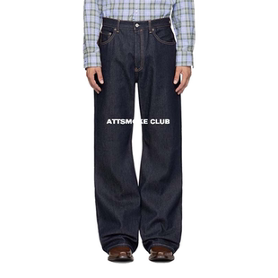 【ATTOAISM】2021m原牛直筒牛仔裤Cleanfit裤子美式复古vintage