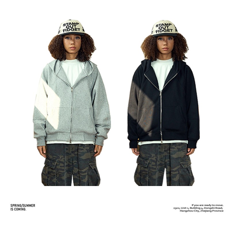 重磅500克外套拉链卫衣厚