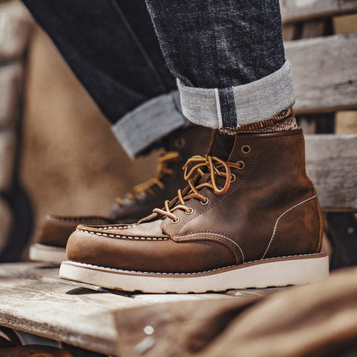 马登男鞋复古875工装靴马丁靴子