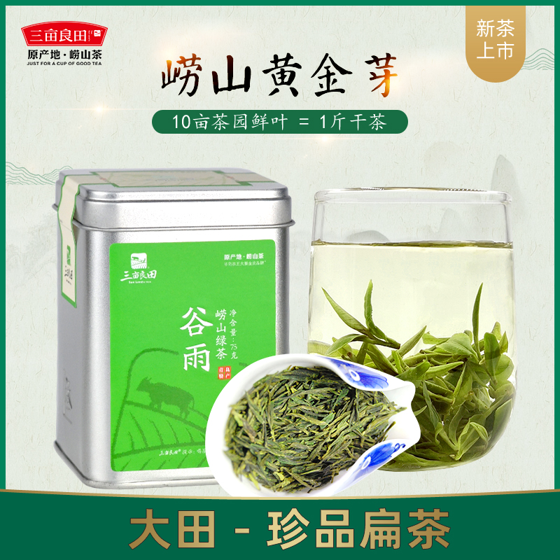 崂山绿茶2024大田新茶手工珍品