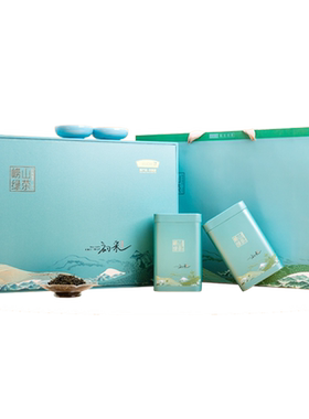 正宗崂山绿茶2026新茶礼盒装早春青岛特产新茶400g茶叶礼盒