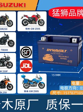 铃木GSX-R600-R750猛狮电瓶