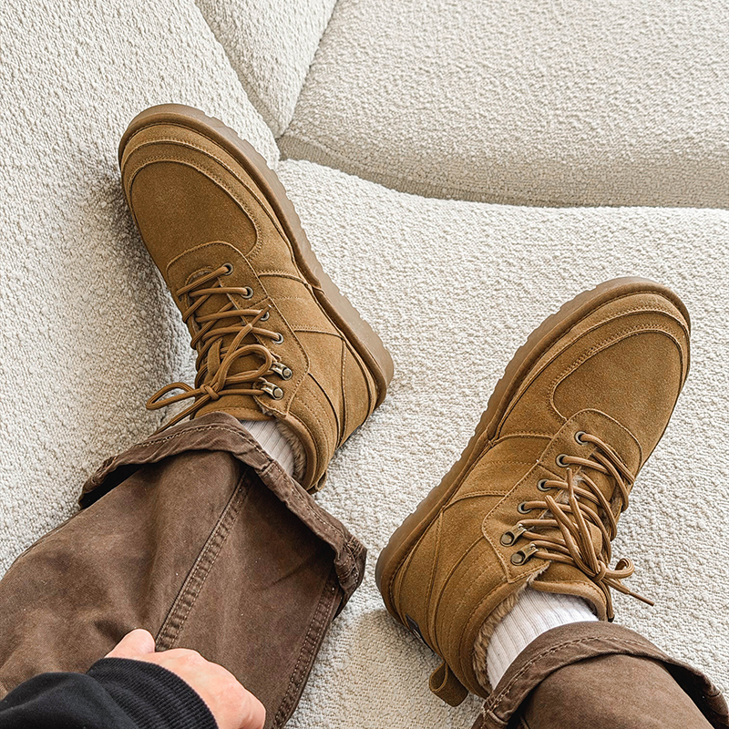 东北0下40度男士冬季加绒雪地靴