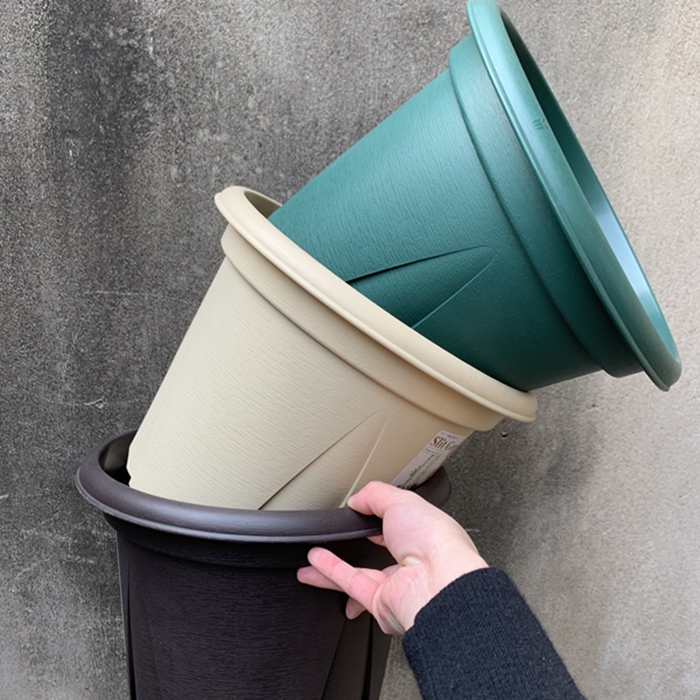 日本产青山花盆大口径透气控根盆专业长根植物种植盆EU带托盘接水