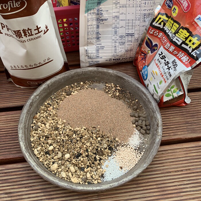 【二本线】赤玉土日本产颗粒土松柏盆景配方土透气硬质植物配料用