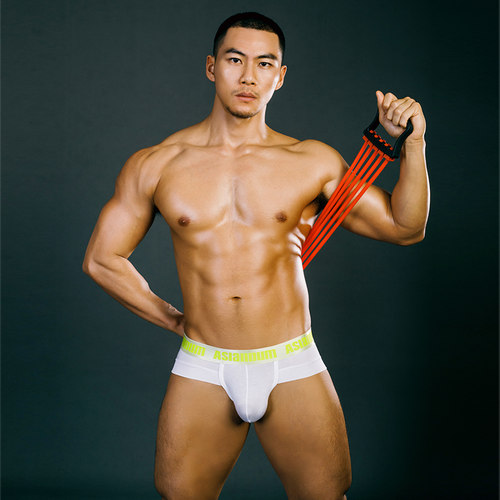 asianbum单层透气低腰性感三角裤