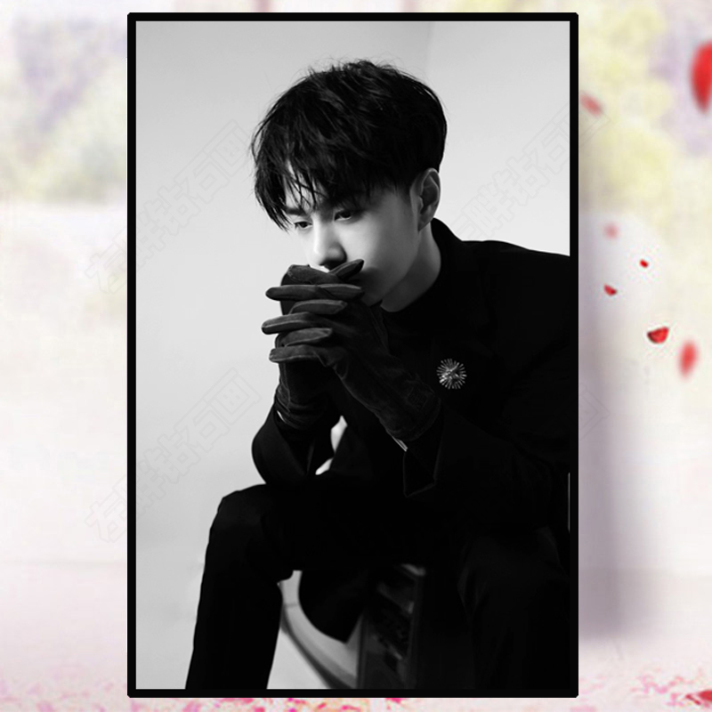 高级感明星人物王一博钻石画满钻5d立体点贴画十字绣玄关卧室礼物