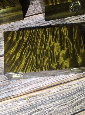 金丝楠木首饰盒珠宝箱实木结婚送礼古典中式水波纹收藏精品