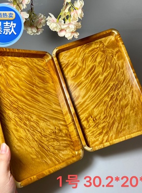正宗金丝楠木小叶桢楠家居托盘实木瓜果零食盘文承盘文房送礼包邮