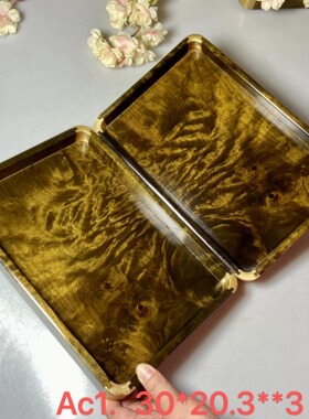 金丝楠阴沉乌木托盘实木家居日用