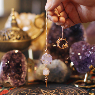 原创灵摆 SHA104 手工绕线水晶灵摆