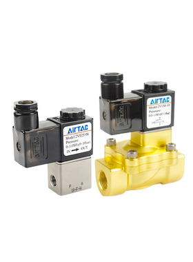 亚德客2V02506B流体控制阀2V13010A电磁阀2V25025B 2V02508A 15B