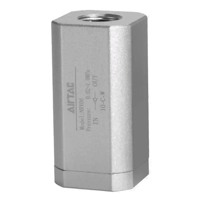 亚德客原装正品单向阀NRV08