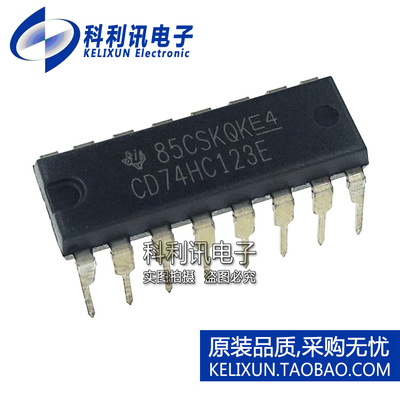 全新原装TI进口 CD74HC123EE4 CD74HC123E 单稳多谐振荡器 DIP16