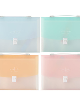 晨光风琴包普惠型简约AWTN1770学生考试试卷收纳包