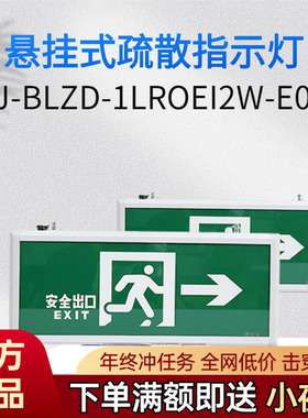 三雄极光应急灯悬挂式08款带蓄电池疏散指示灯SJBLZD1LROEI2WE02A