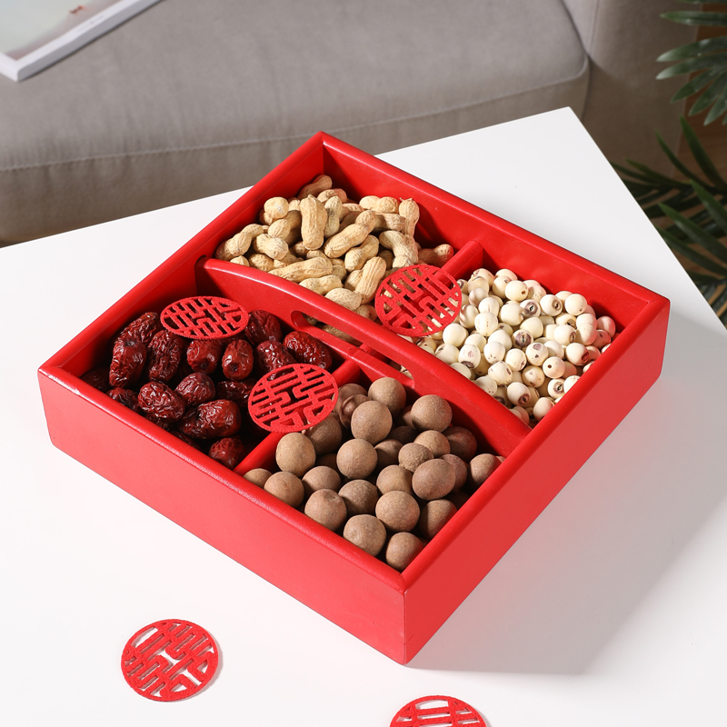 结婚干果盒果盘糖果盒喜糖盒喜庆