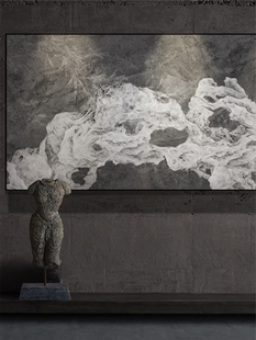 软装样板房经典装饰画设计师艺术酒店定制壁画中国风格禅宗挂画