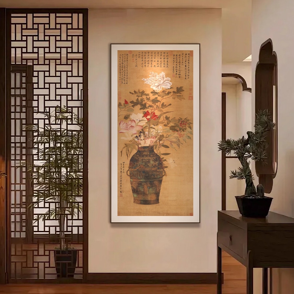 宋代美学挂画玄关氛围布置装饰画