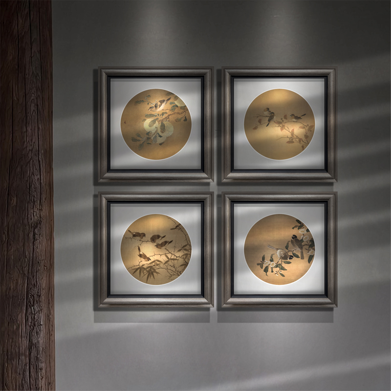 宋代美学高端金箔装饰画