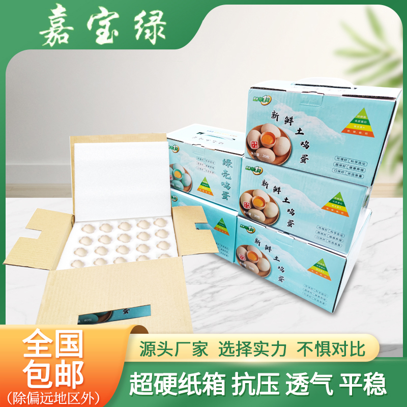 嘉宝绿鸡蛋包装盒防震防摔快递