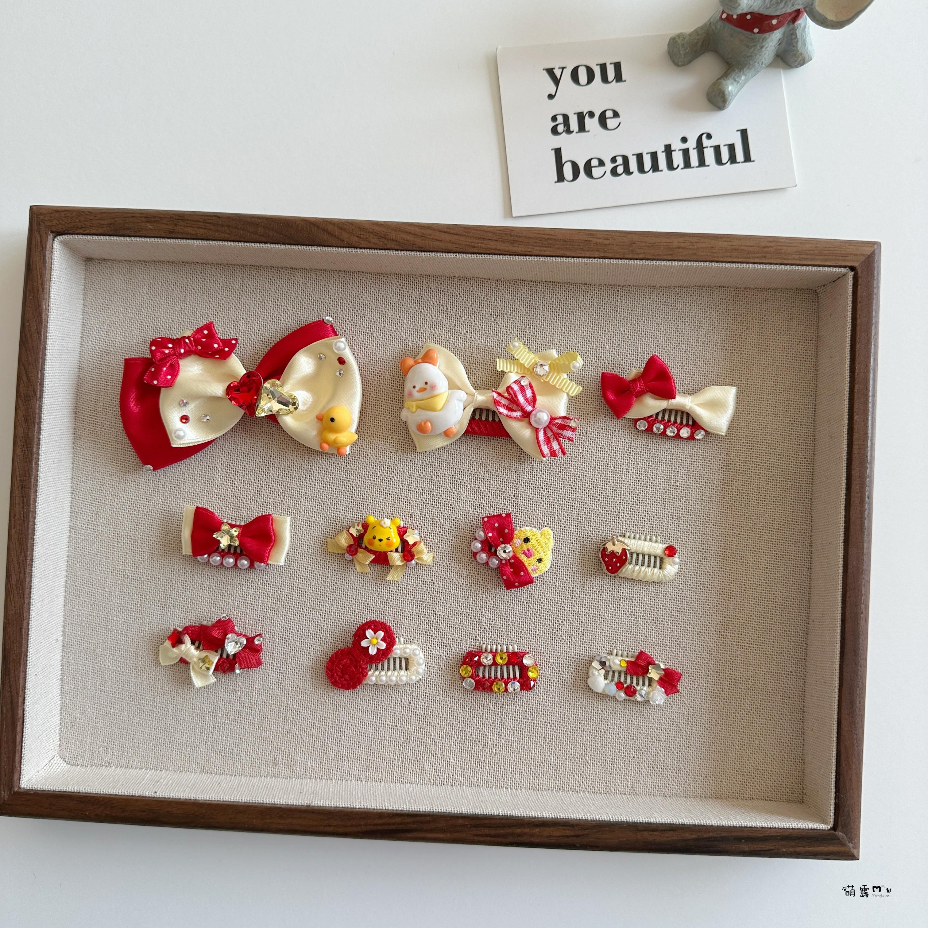 宠物发夹蝴蝶结发饰bb夹