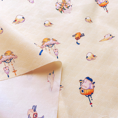 棉花娃娃bjd60支棉娃衣布料