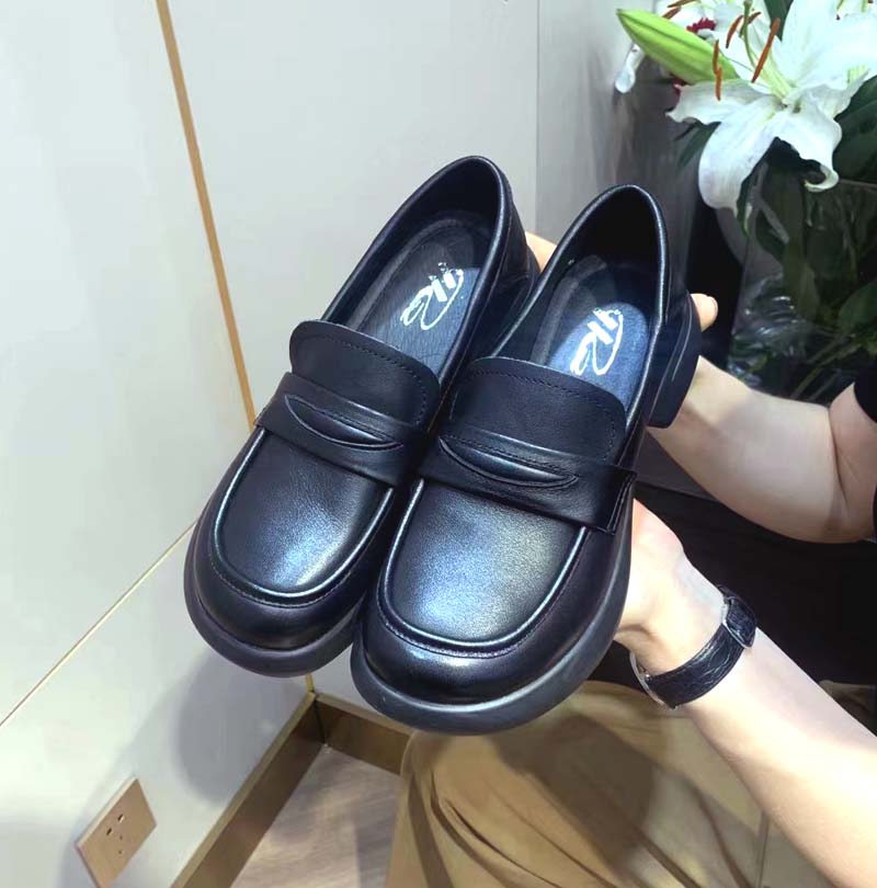 真皮舒适乐福鞋单鞋女鞋