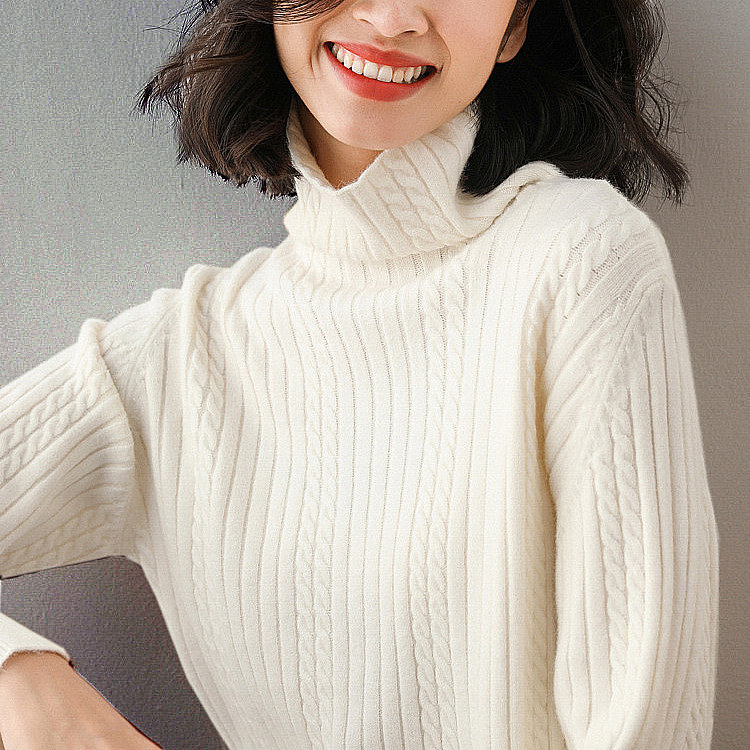 半高领韩版2023新款秋冬女式修身洋气显瘦加厚针织衫保暖毛衣假领