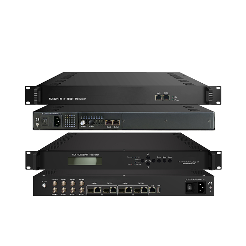 NDS3306i 8in1/16in1 ISDBT Modulator  UDP/RTP/RTSP output