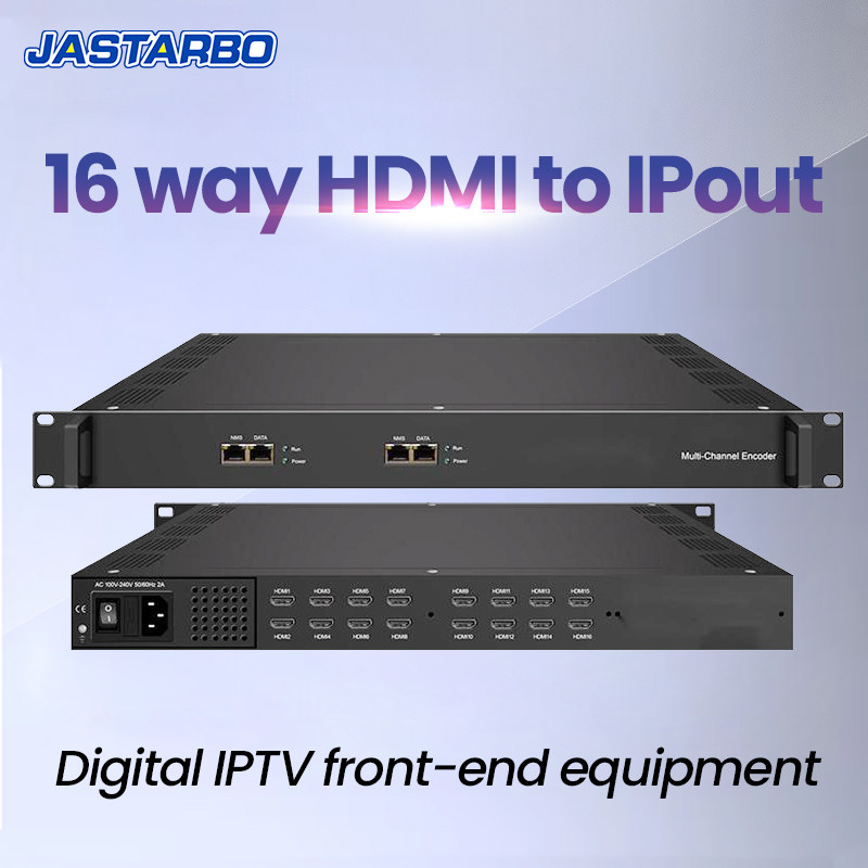 8路16路24路高清数字编码器HDMI转IP电视系统DVB-T DVB-C ISDB-T