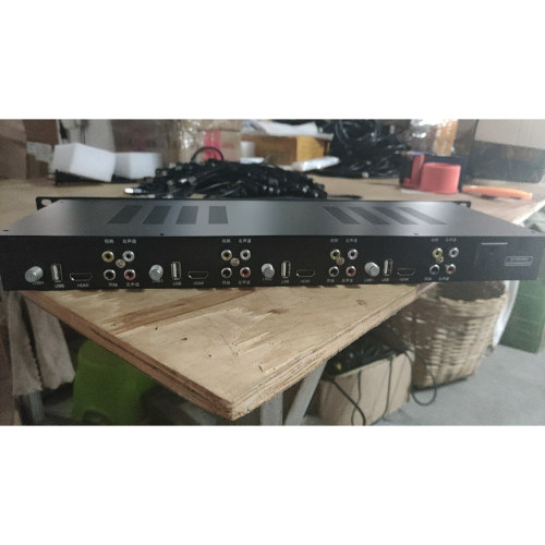 4路机架式前端系统高清工程机DVBS/s2四合一带HDMI和AV输出