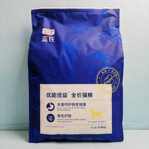 蓝氏优能倍益全价猫粮6.8kg
