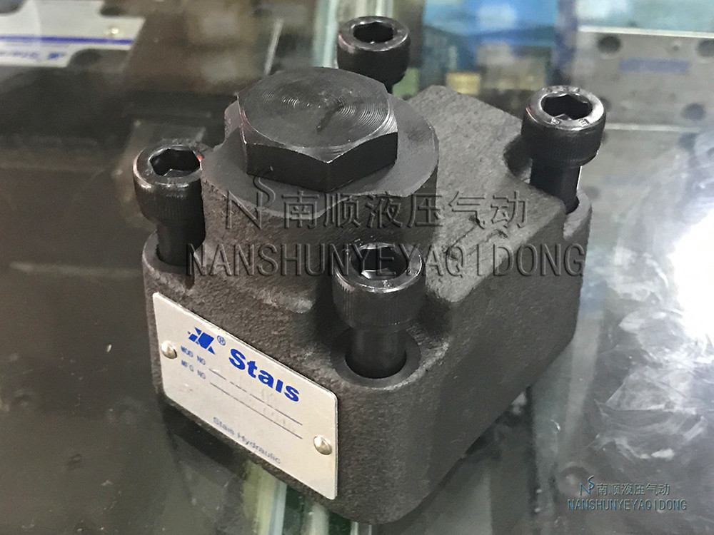 全新台湾司塔士STAIS液压板式单向阀直角单向阀板式连接CRG-03