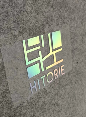 摇滚乐队hitorie汽车贴纸黑团贴纸镭射彩色个性电脑吉他装饰贴