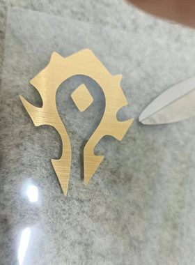 车贴游戏动漫魔兽世界部落联盟徽章周边摩托车电脑手机头盔贴纸