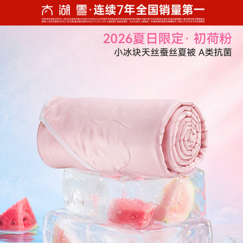 太湖雪蚕丝被可水洗家用空调被
