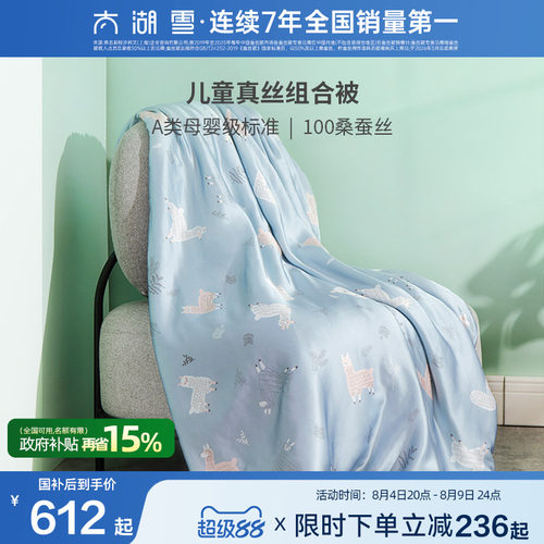太湖雪100%桑蚕丝被夏凉被薄款