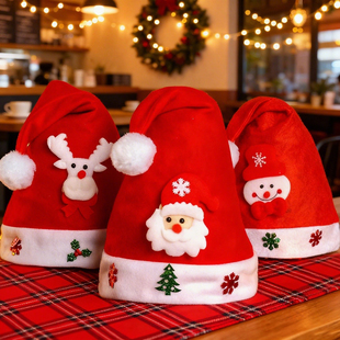 圣诞帽头饰圣诞节装扮圣诞诞老人帽子儿童礼物男孩女宝宝拍照道具