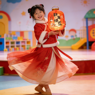 2026新款新年灯笼儿童手提小孩花灯春节过年古风舞蹈表演拍照道具