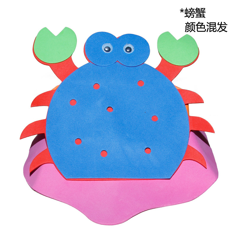 万圣节幼儿园头饰表演儿童小动物头饰卡通帽子演出道具猴子小鸡