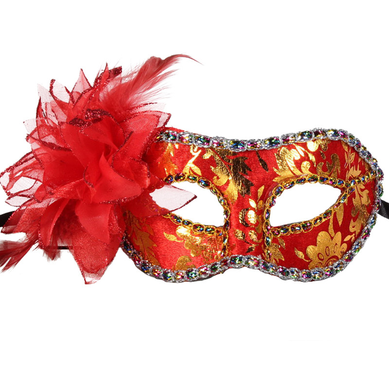 仕彩万圣节化妆舞会面具女式公主半脸威尼斯面具成人舞会派对装饰